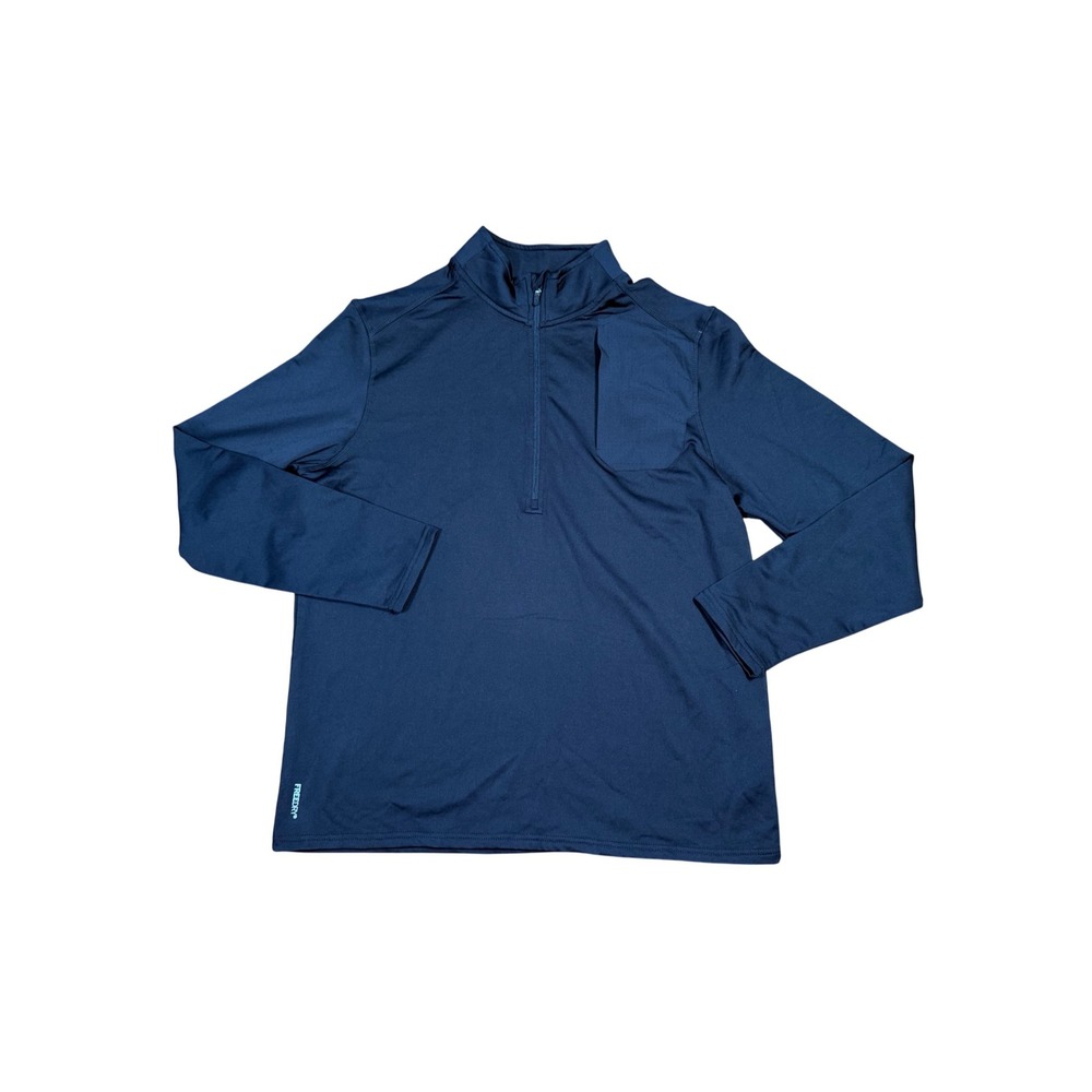 Eddie Bauer Mens Long Sleeve Quarter Zip Pullover Shirt Athletic Top